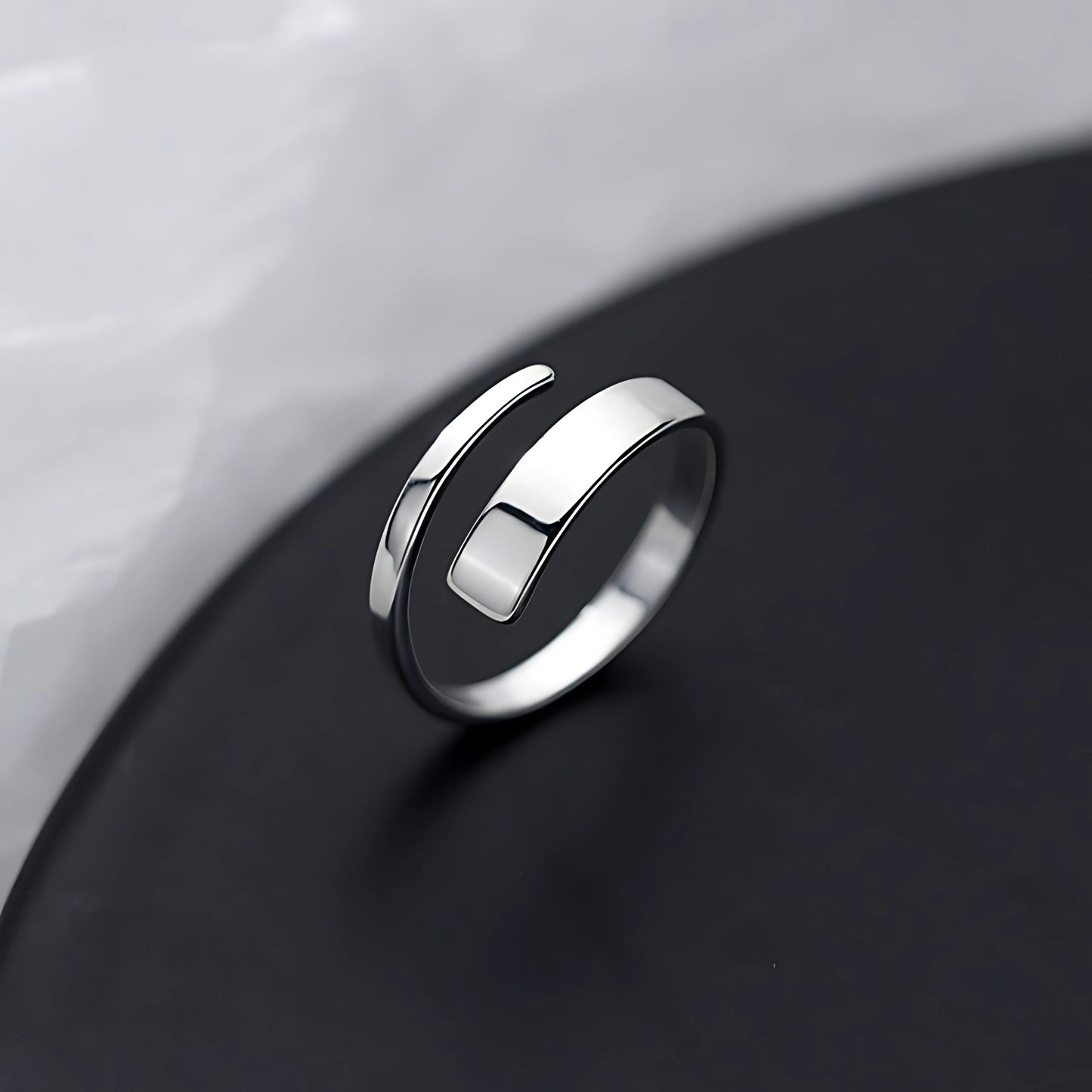 ECLIPSE FLEX RING - S925 SILVER