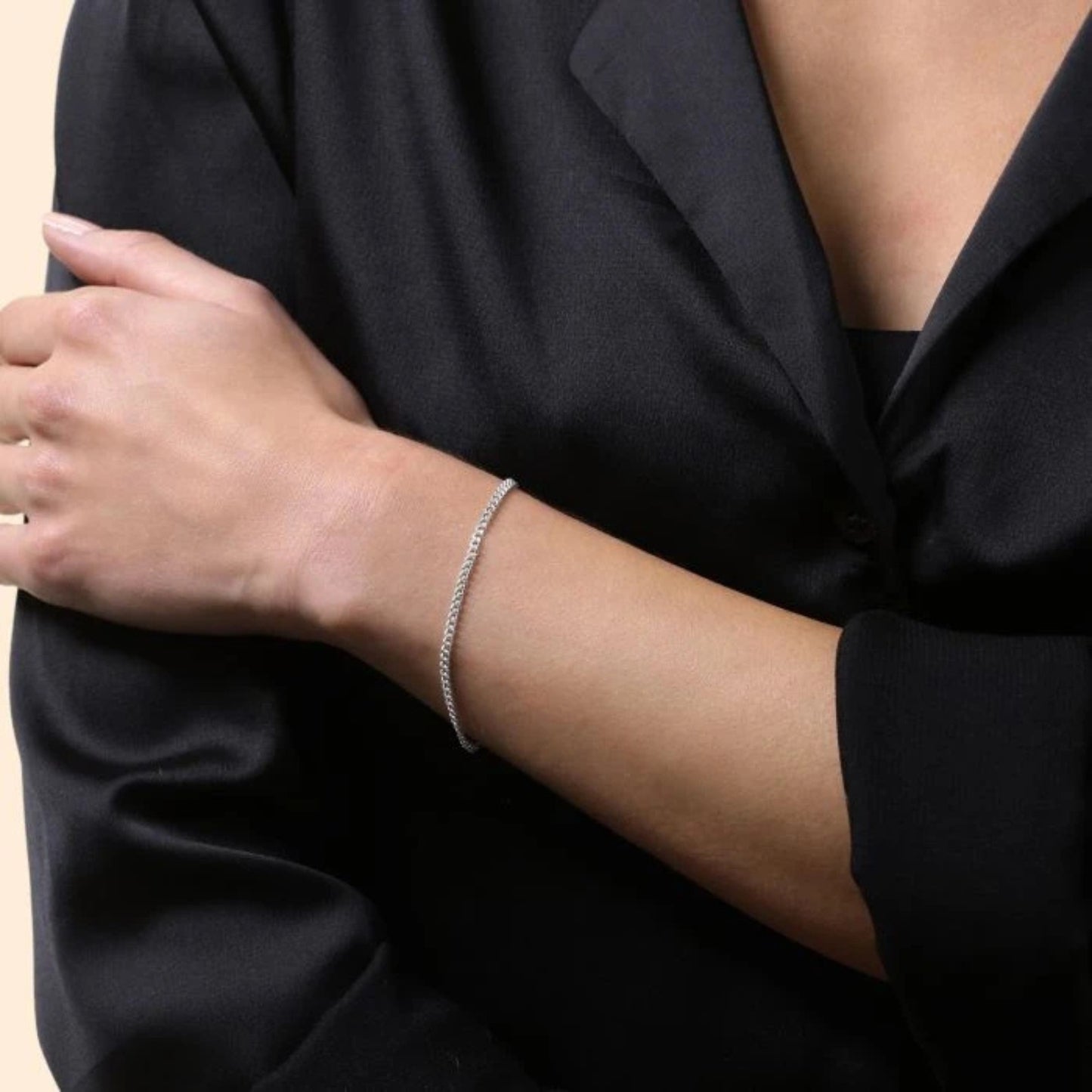 CURB BRACELET 2.4MM - S925 SILVER