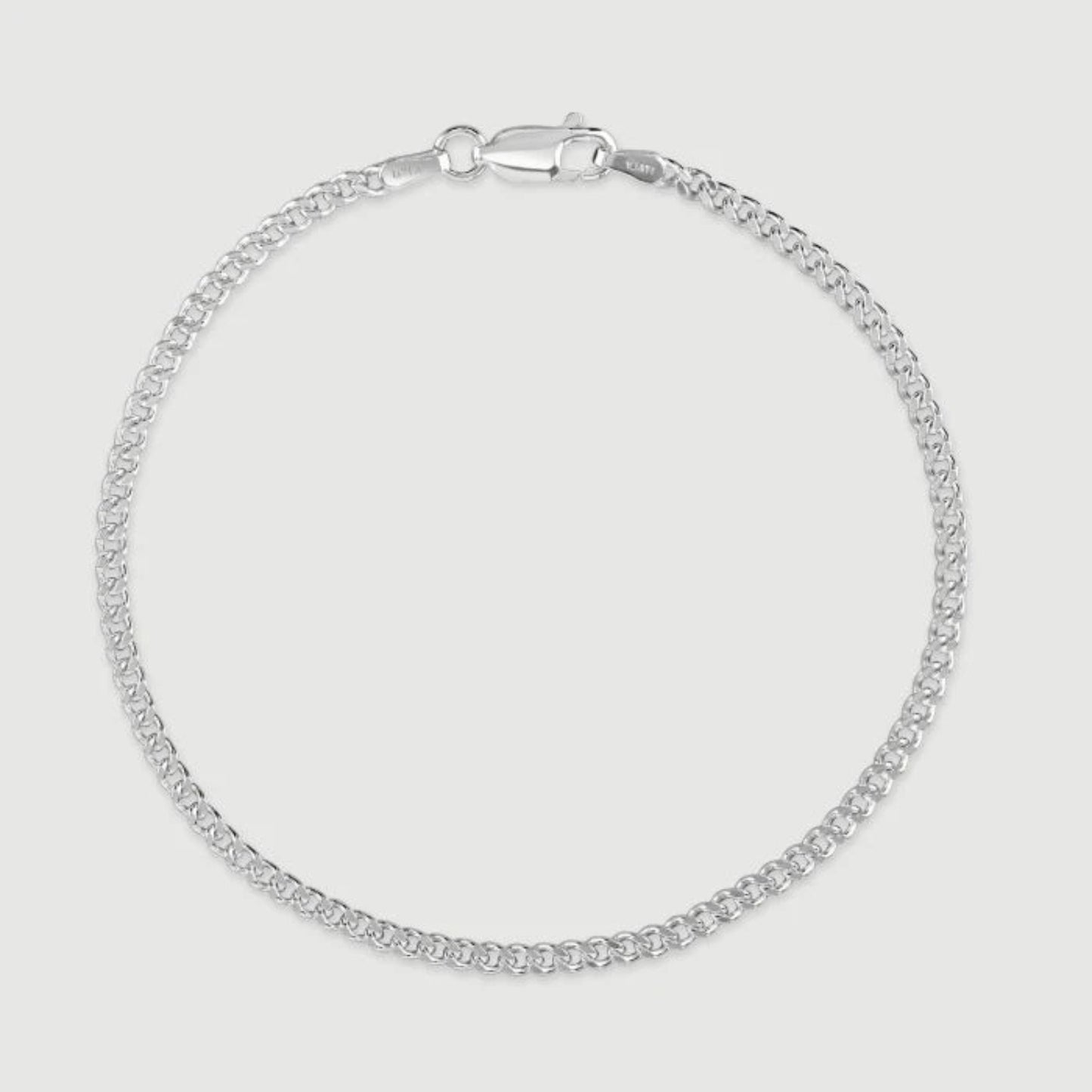 CURB BRACELET 2.4MM - S925 SILVER