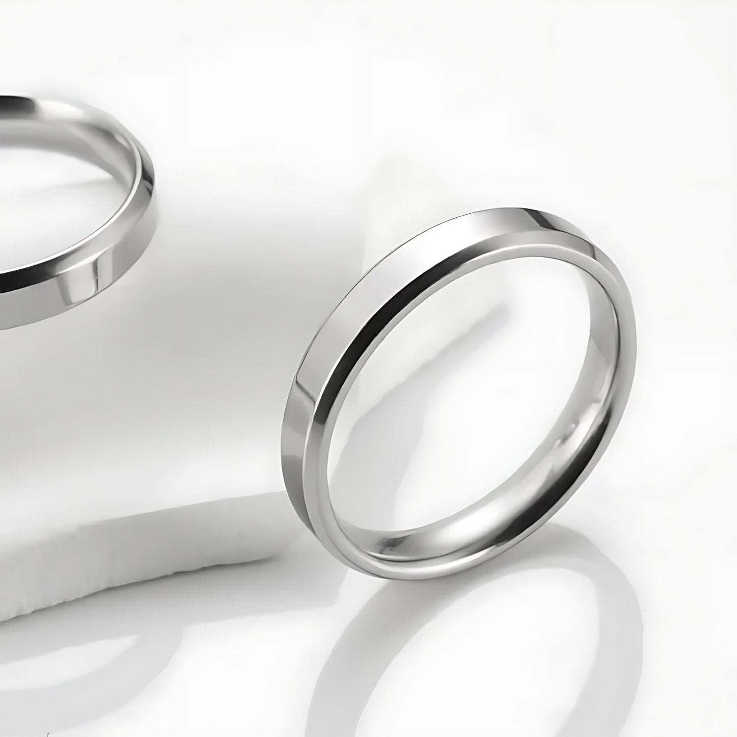 BEVEL - BAND RING - PLATINUM/S925 SILVER - SAPIENT