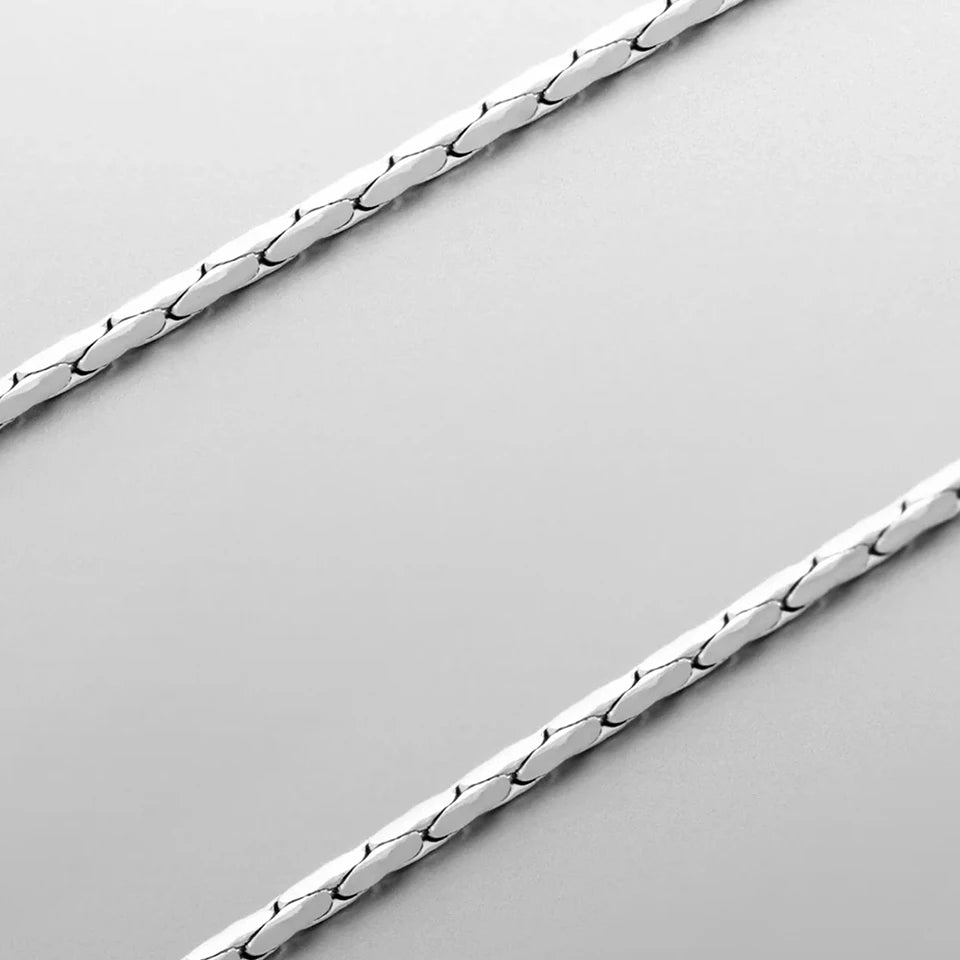 FINE BOSTON NECKLACE 1.5MM (18K WHITE GOLD) - SAPIENT