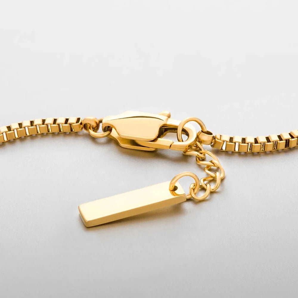 FINE BOX BRACELET 1.5MM (18K GOLD) - SAPIENT