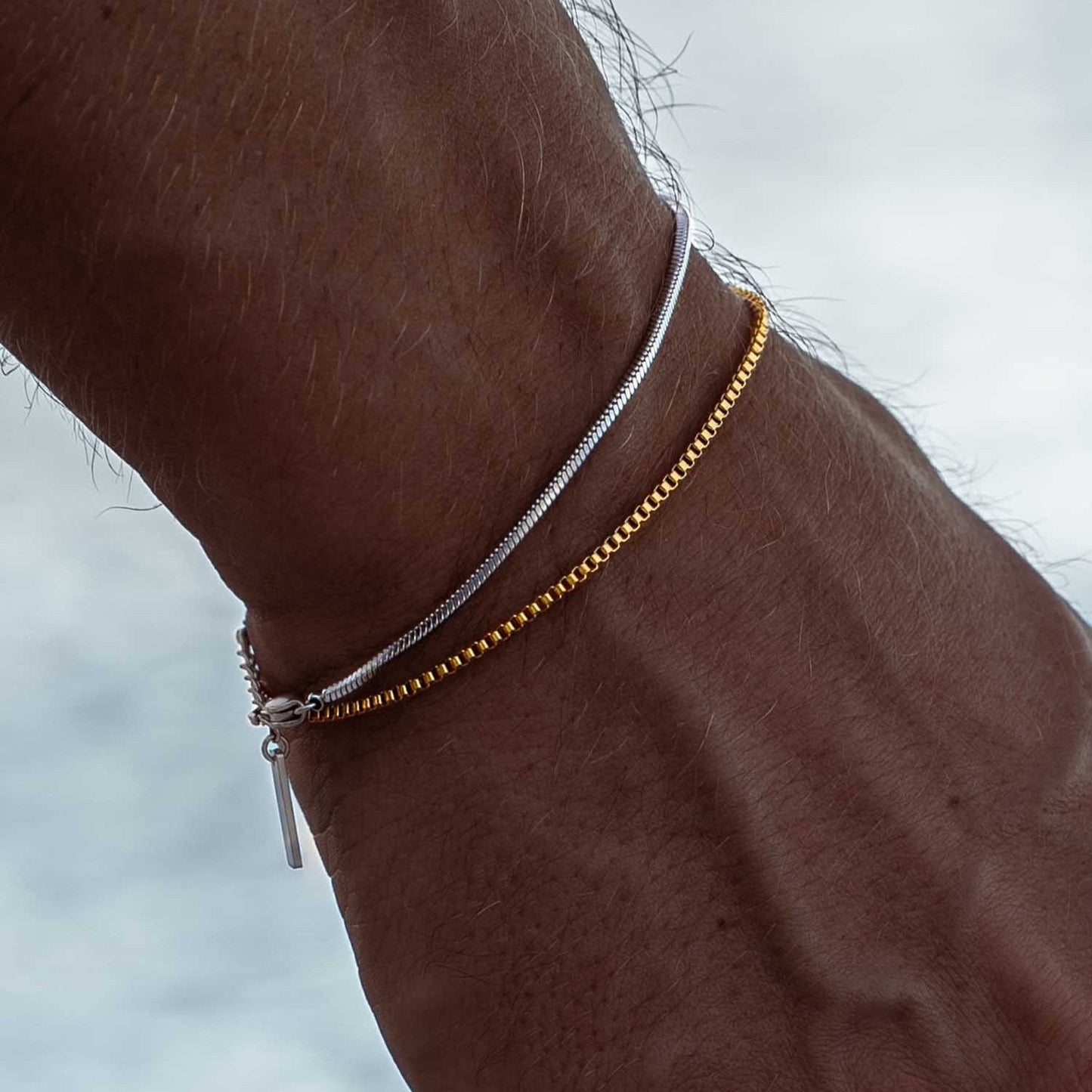 FINE BOX BRACELET 1.5MM - 18K GOLD - SAPIENT