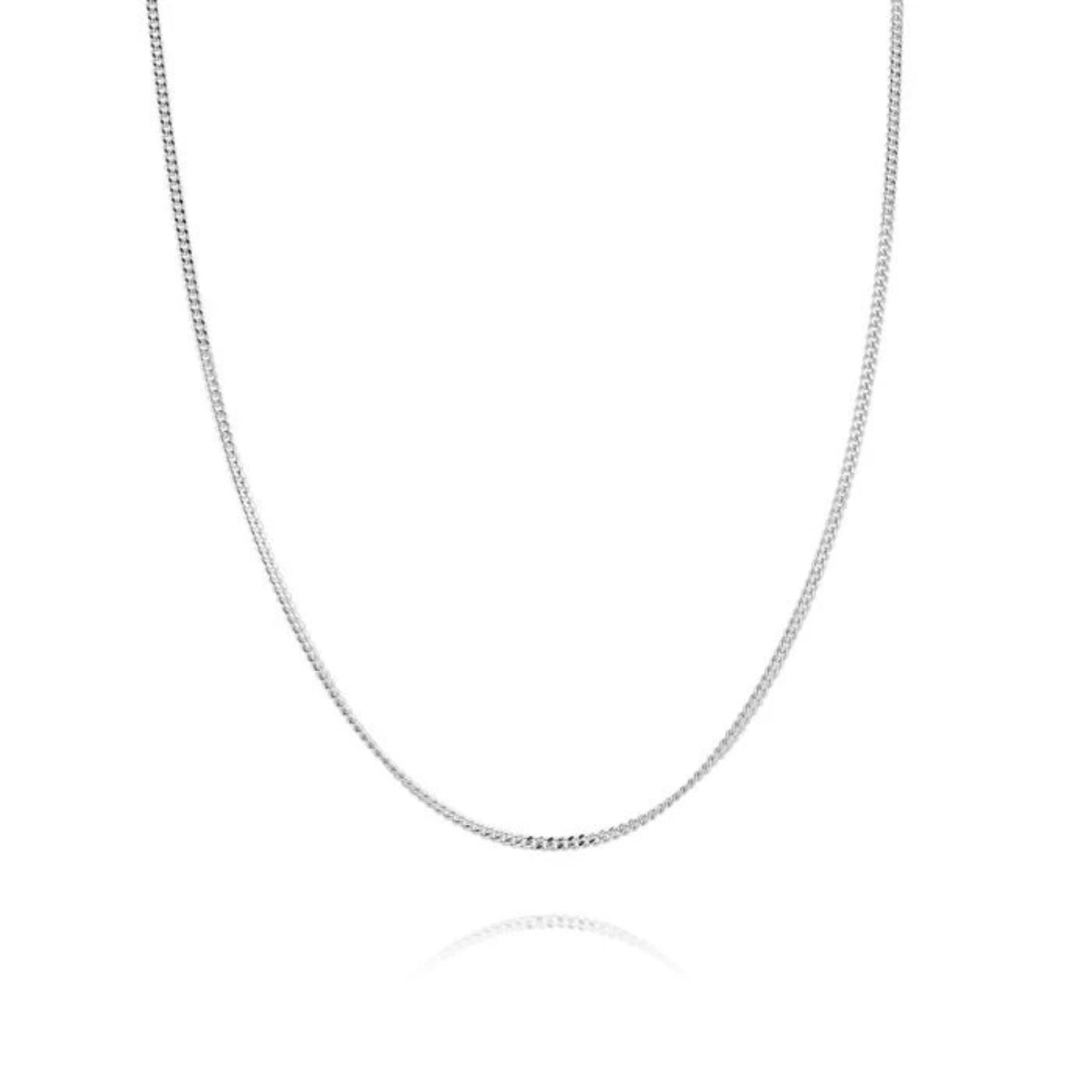 CURB NECKLACE 1.3MM - S925 ECO SILVER