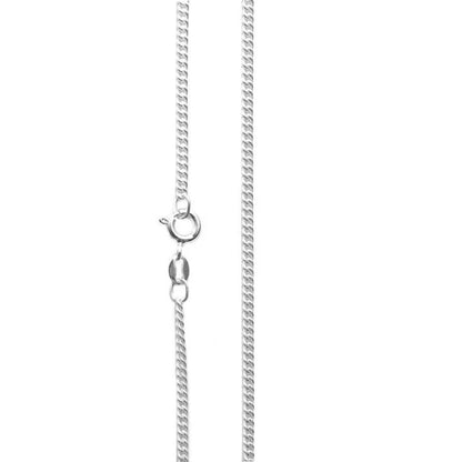 DIAMOND CUT CURB NECKLACE 1.7MM - S925 ECO SILVER