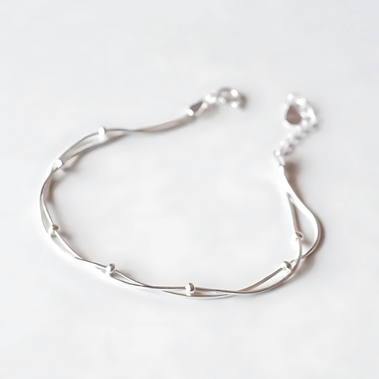 ORION LAYERED BRACELET - S925 SILVER