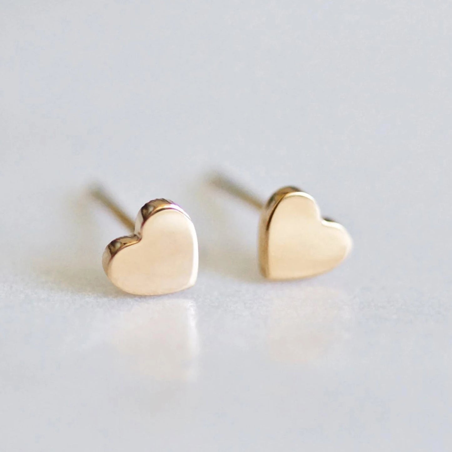 GEOMETRIC STUD EARINGS - 14K GOLD