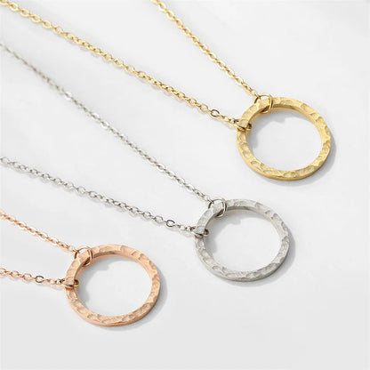 HALO PENDANT X MICRO LINK NECKLACE 1MM - 18K GOLD/WHITE/ROSE