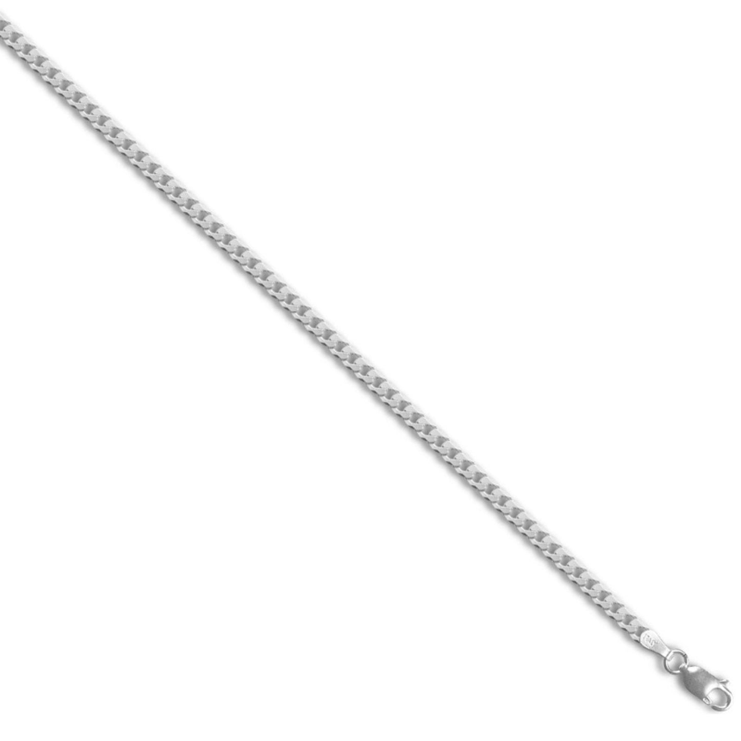 CURB NECKLACE 2.4MM - S925 SILVER