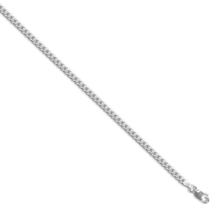 CURB NECKLACE 2.4MM - S925 SILVER