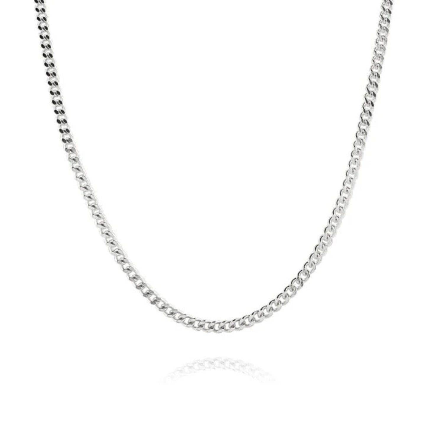 CURB NECKLACE 2.4MM - S925 SILVER