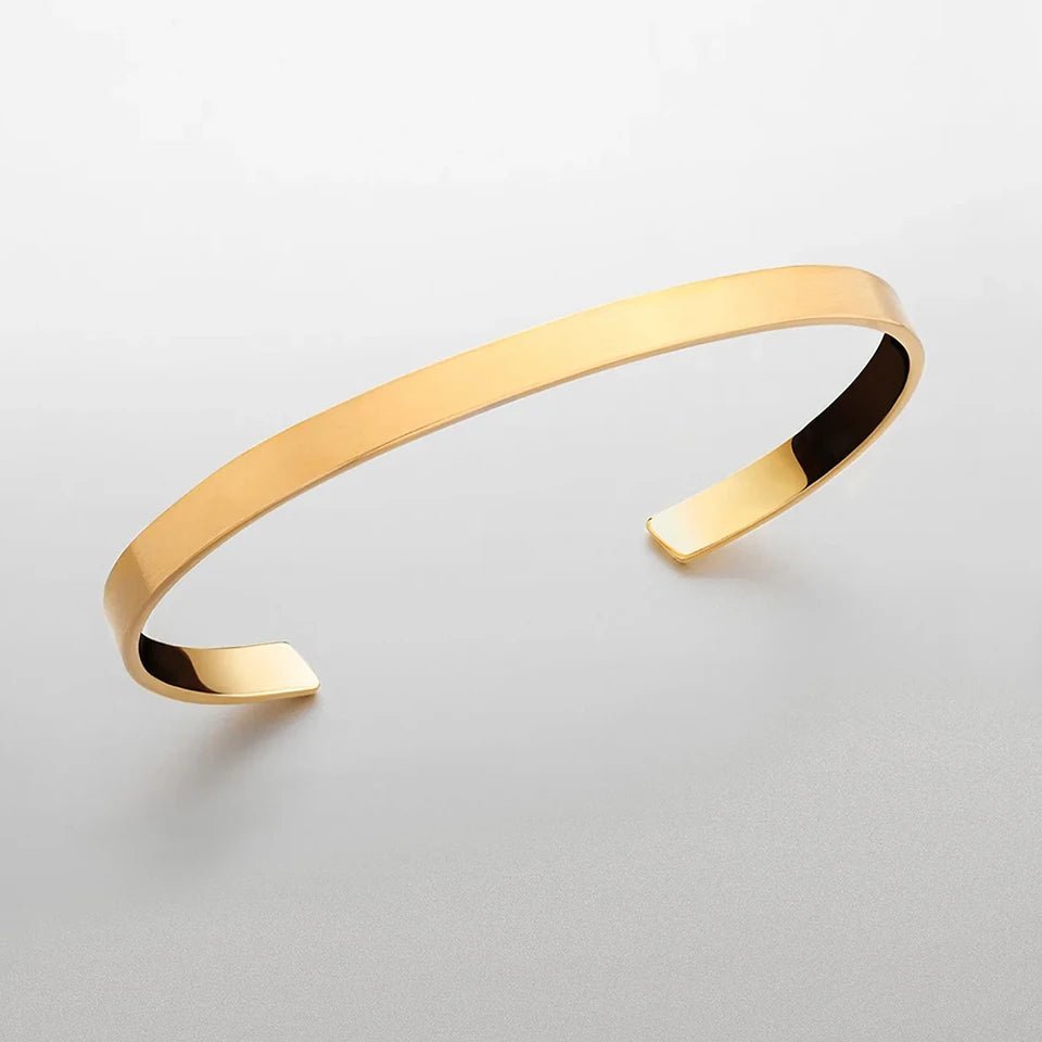 BOLD CONTOUR CUFF 5MM - 18K GOLD - SAPIENT