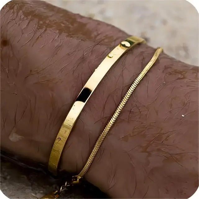 BOLD CONTOUR CUFF 5MM - 18K GOLD - SAPIENT