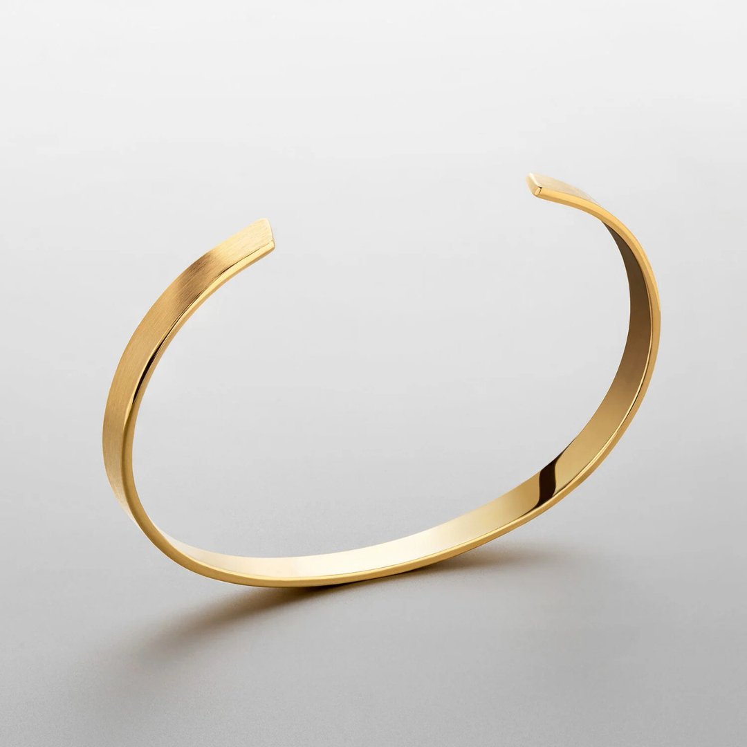 BOLD CONTOUR CUFF 5MM - 18K GOLD - SAPIENT