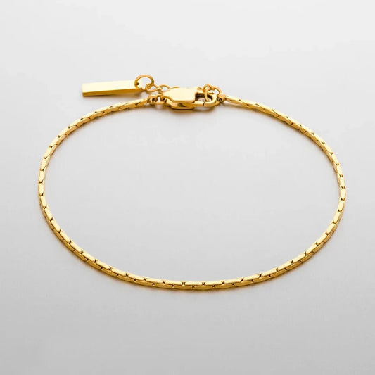 LIGHT BOSTON BRACELET 1.3MM (18K GOLD) - SAPIENT