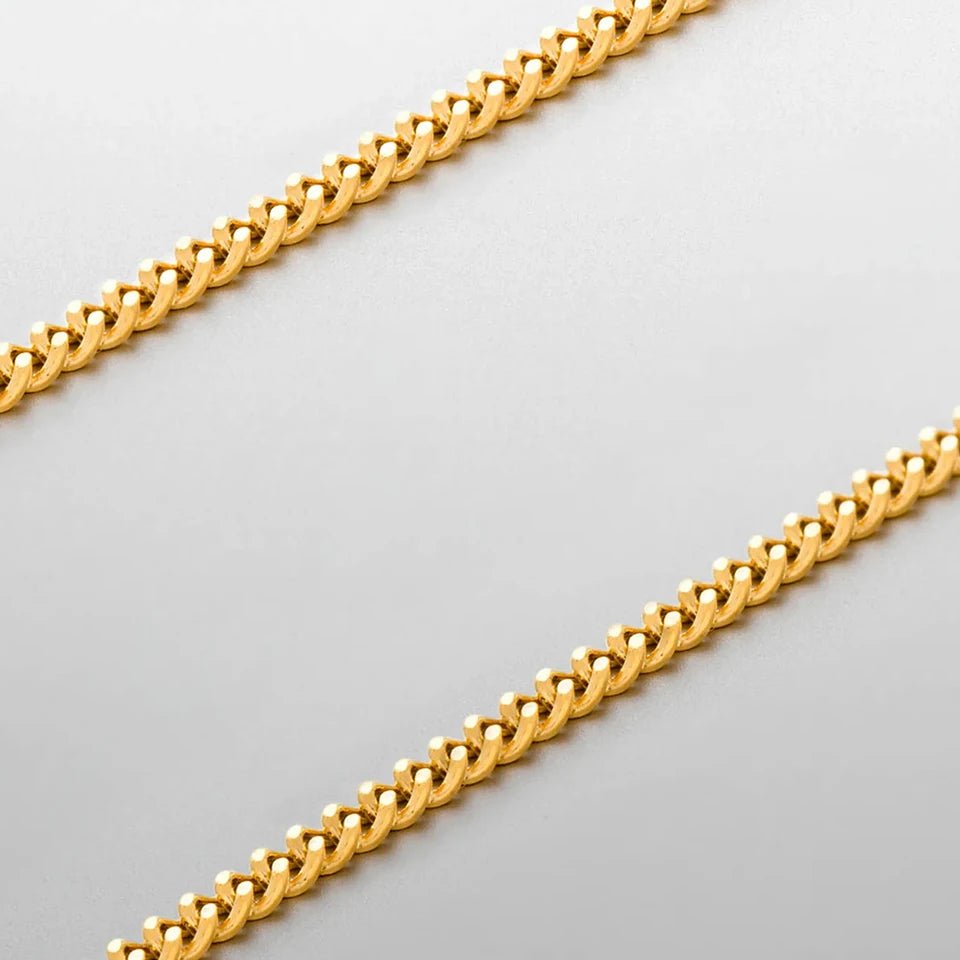 SLIMLINE CUBAN NECKLACE 1.8MM (18K GOLD) - SAPIENT
