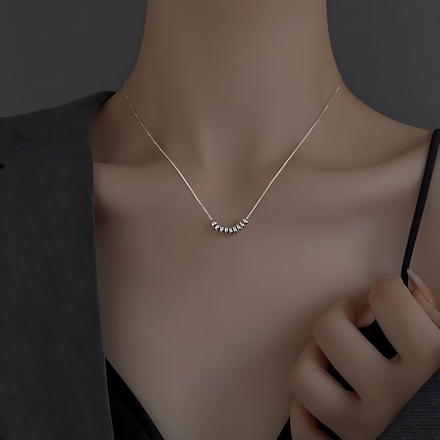 ELYSIAN NECKLACE - PLATINUM/S925 SILVER - SAPIENT