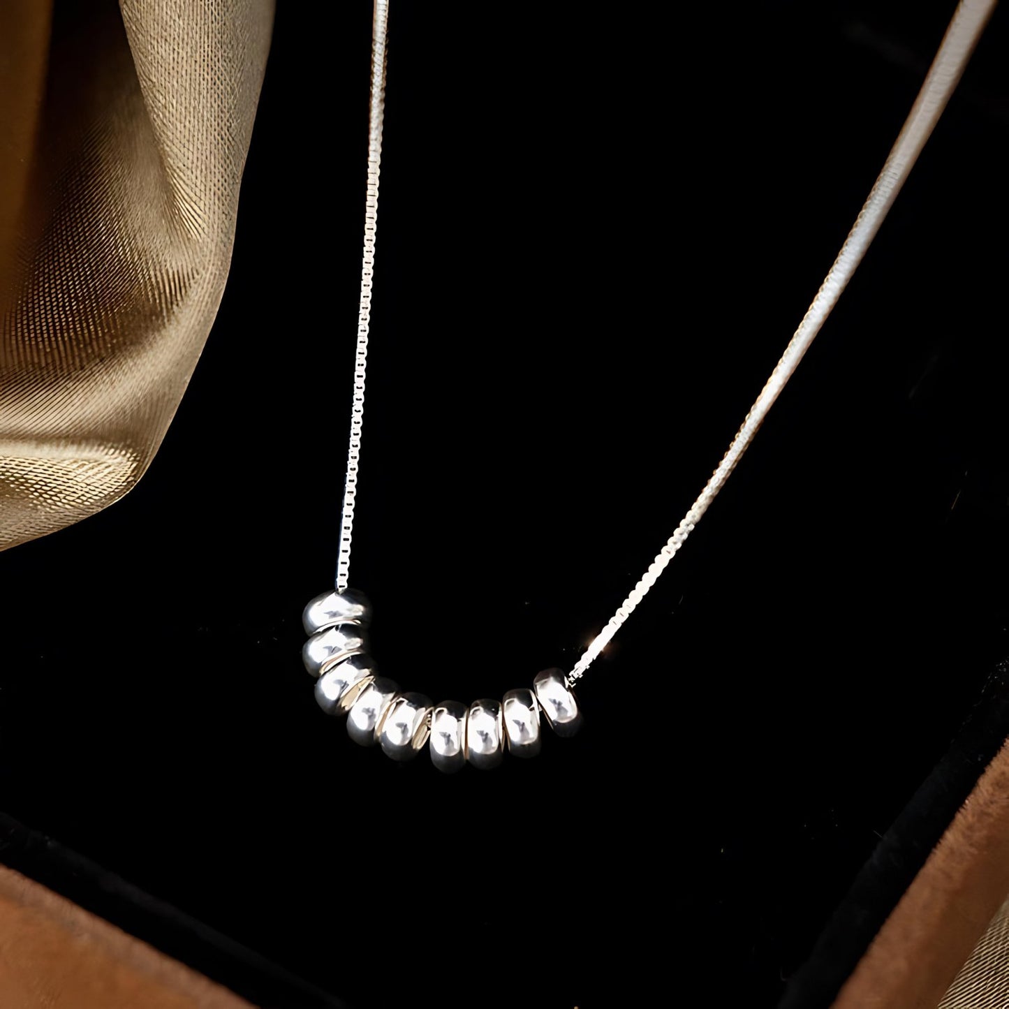 ELYSIAN NECKLACE - PLATINUM/S925 SILVER - SAPIENT