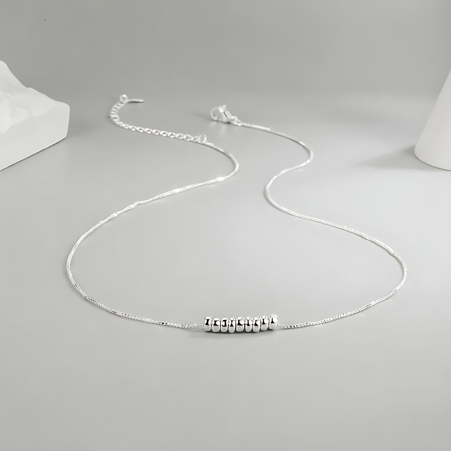 ELYSIAN NECKLACE - PLATINUM/S925 SILVER - SAPIENT