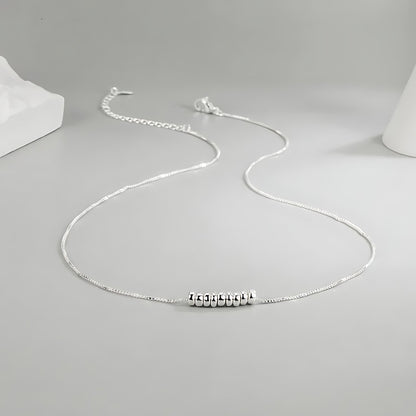 ELYSIAN NECKLACE - PLATINUM/S925 SILVER - SAPIENT