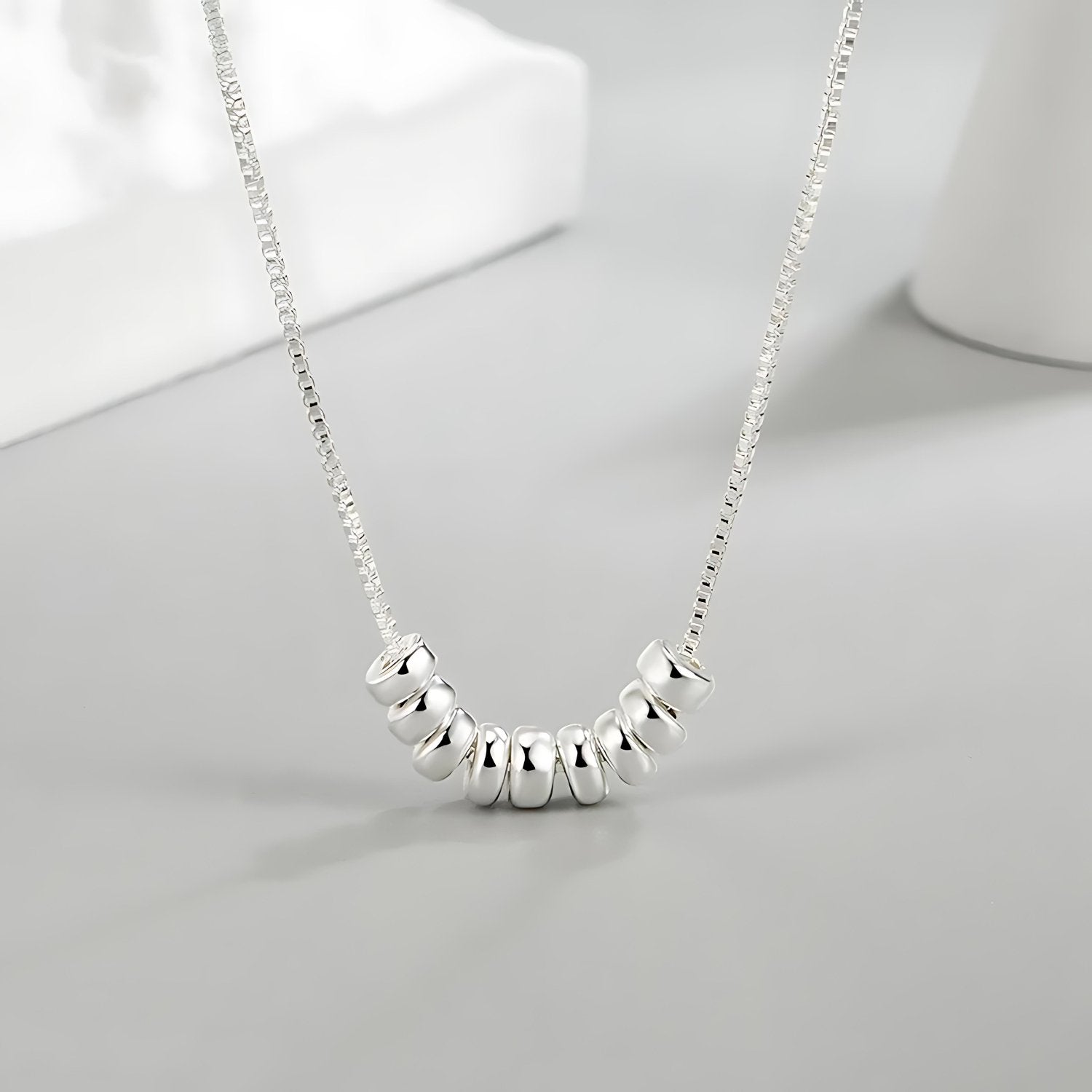 ELYSIAN NECKLACE - PLATINUM/S925 SILVER - SAPIENT