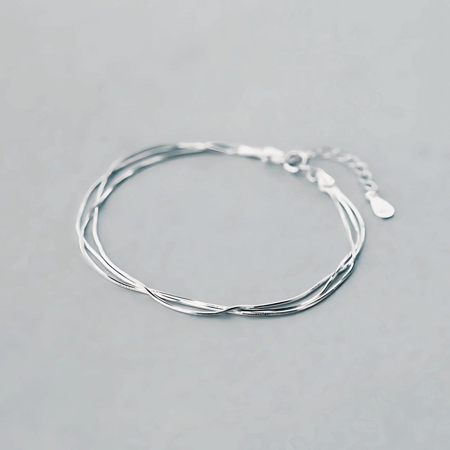 ETHEREAL LAYERED BRACELET - S925 SILVER - SAPIENT