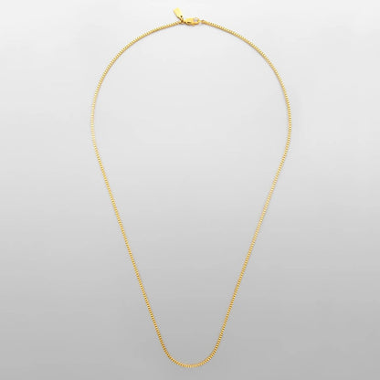 FINE BOX NECKLACE 1.5MM - 18K GOLD - SAPIENT