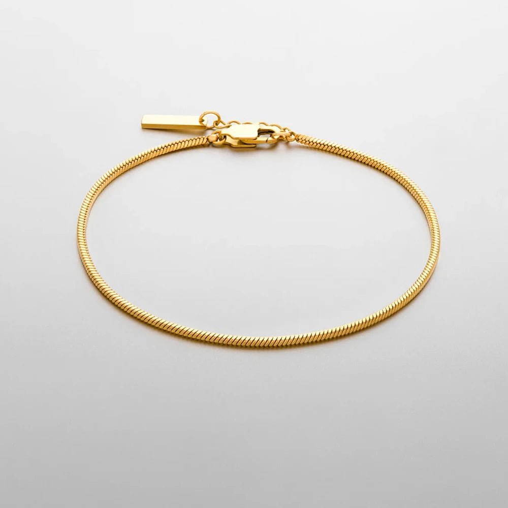 FINE SNAKE BRACELET 1.5MM - 18K GOLD - SAPIENT