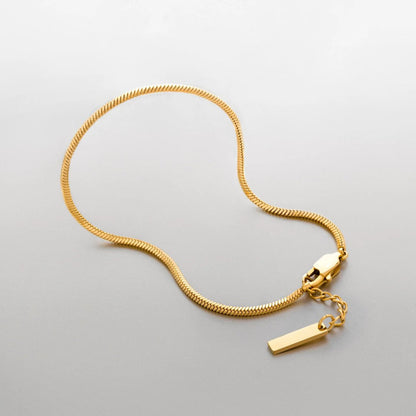 FINE SNAKE BRACELET 1.5MM - 18K GOLD - SAPIENT