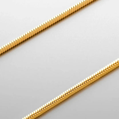 FINE SNAKE NECKLACE 1.5MM - 18K GOLD - SAPIENT