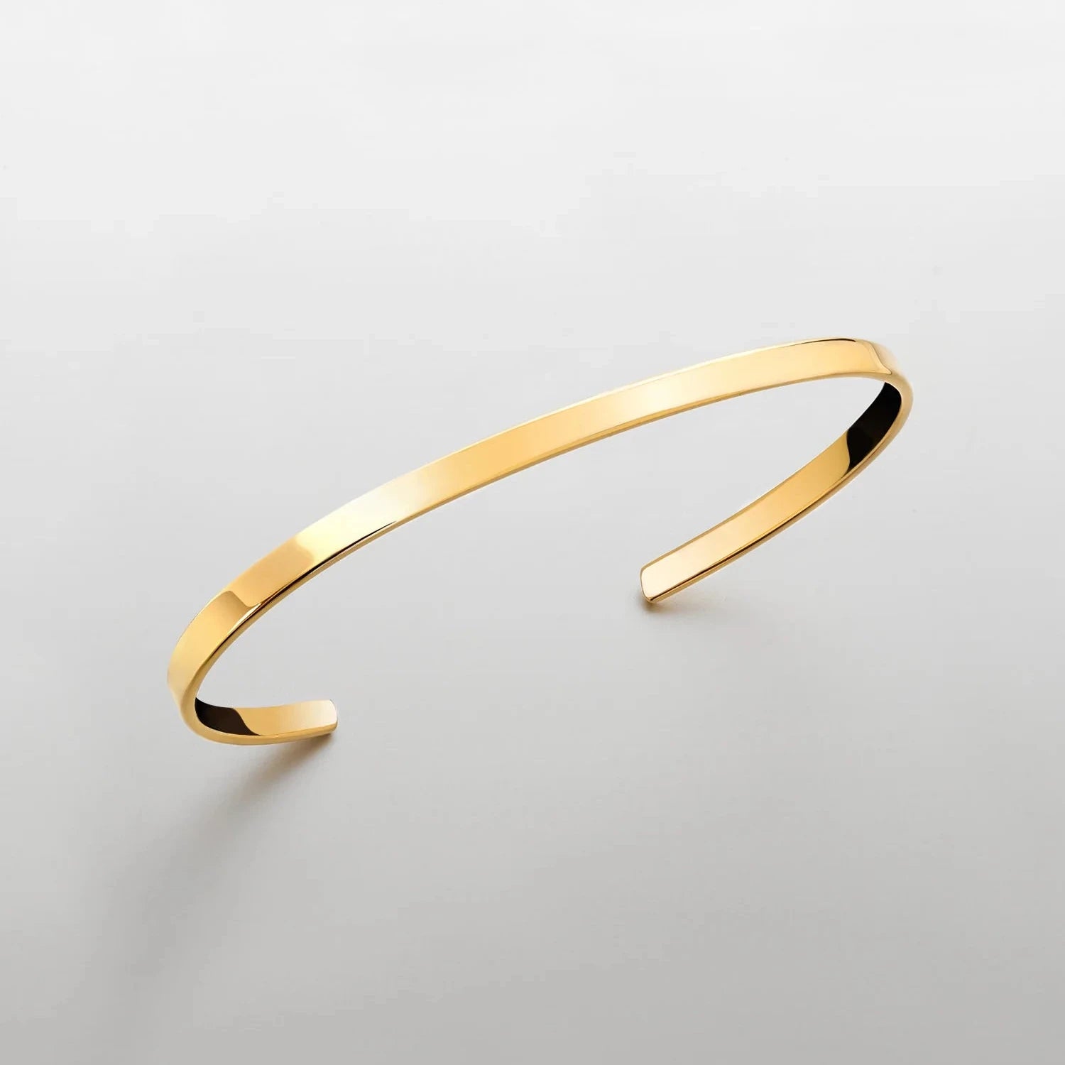 SLIM CONTOUR CUFF 3.5MM (18K GOLD) - SAPIENT