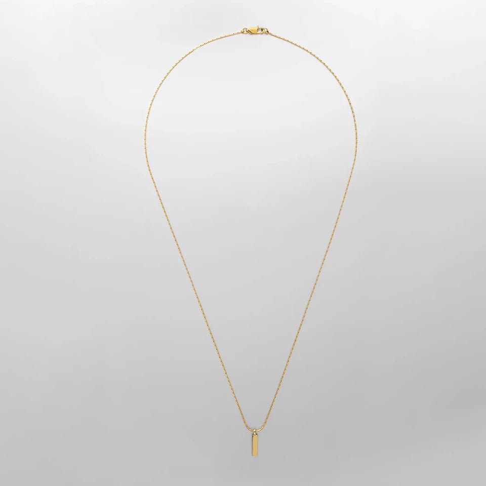 TOTEM PENDANT X MICRO BOSTON NECKLACE 1MM (18K GOLD) - SAPIENT