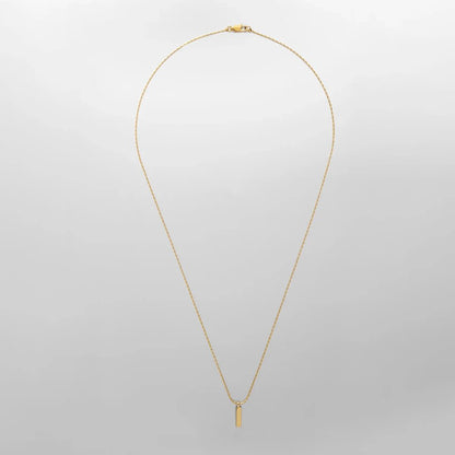 TOTEM PENDANT X MICRO BOSTON NECKLACE 1MM (18K GOLD) - SAPIENT