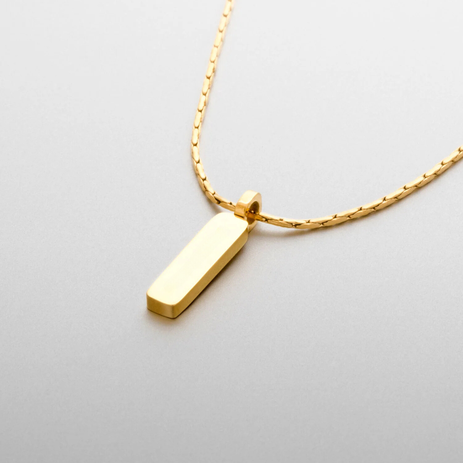 TOTEM PENDANT X MICRO BOSTON NECKLACE 1MM (18K GOLD) - SAPIENT