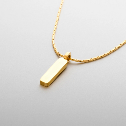 TOTEM PENDANT X MICRO BOSTON NECKLACE 1MM (18K GOLD) - SAPIENT