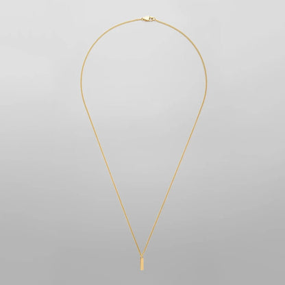 TOTEM PENDANT X MICRO CUBAN NECKLACE 1MM (18K GOLD) - SAPIENT